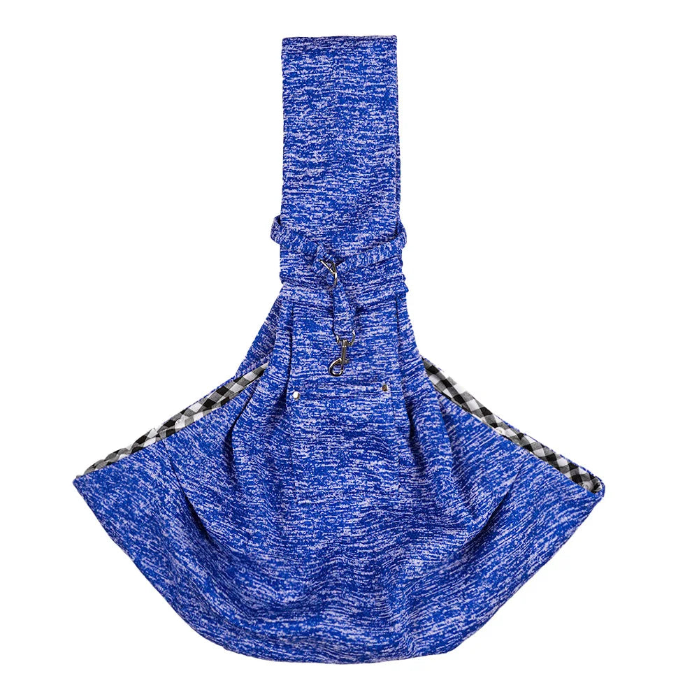 Pet Sling Carrirer Bag for Small Dogs Cats, Cross Shoulder Canvas Carrying Bags Fits Puppies Teddy Chihuahua for Walking Travel