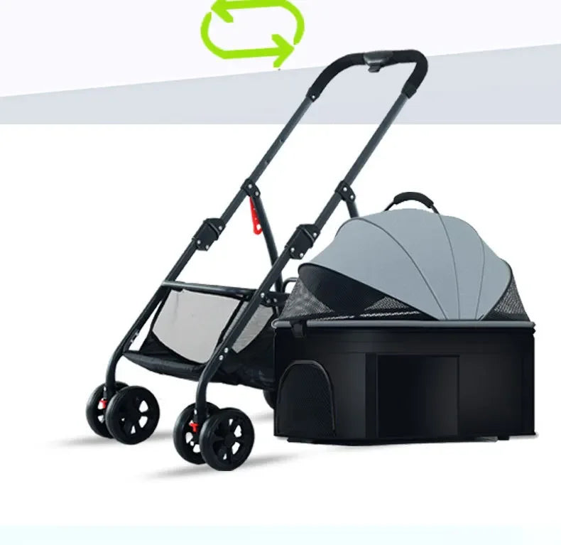 Pet Car Lightweight Foldable Designed Specifically for Walking Dogs Babies and Medium-sized Outdoor Equipment for Dogs and Cats