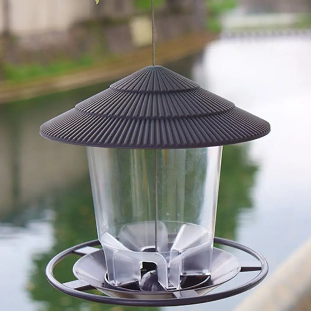 Gazebo Waterproof Outdoor For Pet Garden Feed Station Food Container Feeding Tool Bird Supplies Bird Feeder