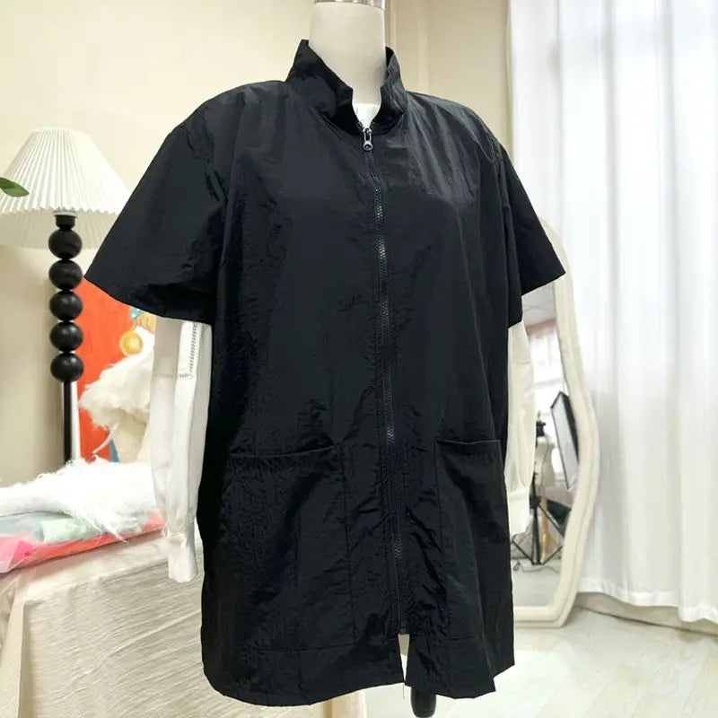 Pet Groomer Work Clothes Pet Shop Uniform Dog Grooming Clothes Waterproof Gown Hair Salon Anti Hair Smock Hairdresser Robe Y0621