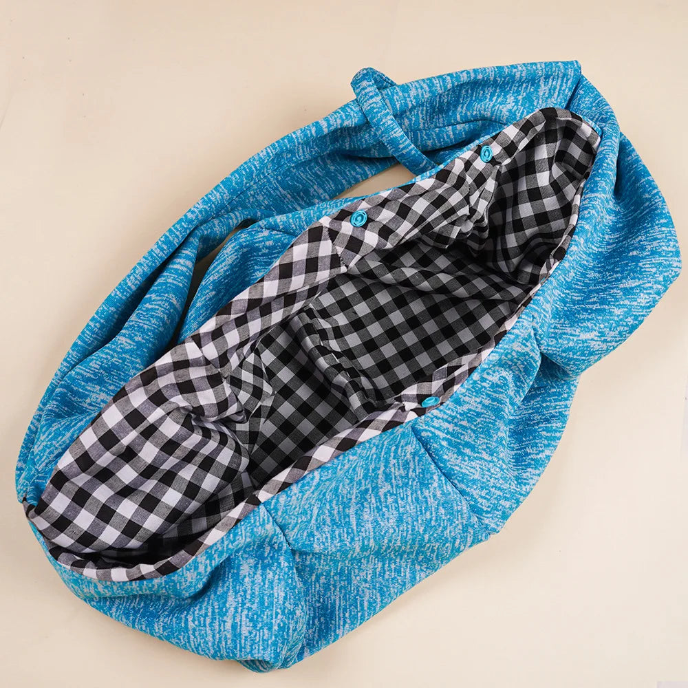 Pet Sling Carrirer Bag for Small Dogs Cats, Cross Shoulder Canvas Carrying Bags Fits Puppies Teddy Chihuahua for Walking Travel