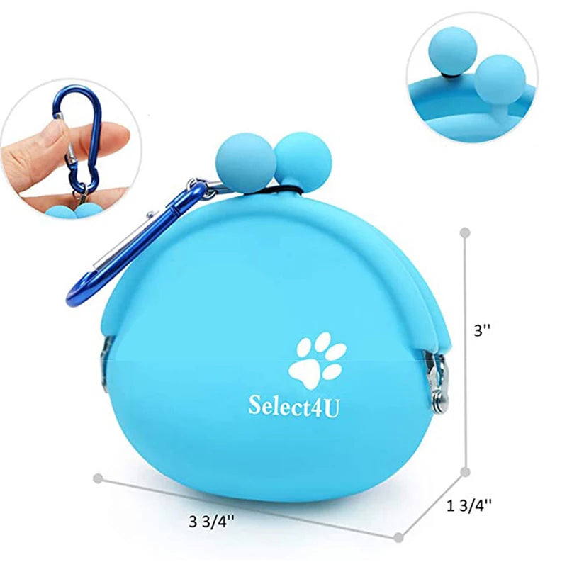 Pet Dog Train Food Snacks Pockets Bag Walking Dog Training Food Storage Waist Pet Travel Outdoor Product Dog Treat Bag