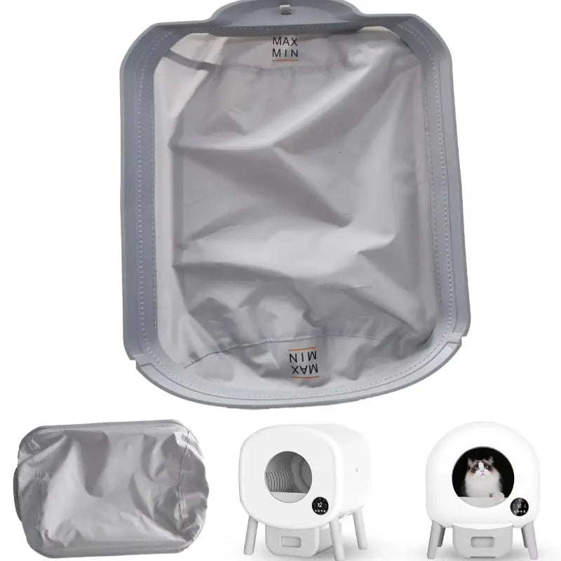 Smart Litter Box Accessories Soft Premium Fabric Liner Automatic Removable Liner Easy Clean Collecting Feces Bottom Capsule Mat