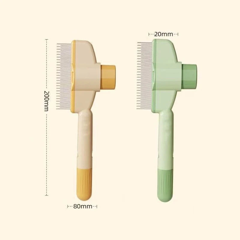 Pet Comb Cat Grooming Massage Brush Dual-Purpose Comb for Cats/Dogs Professional Open Knot Pet Hair Removal Brush Durable