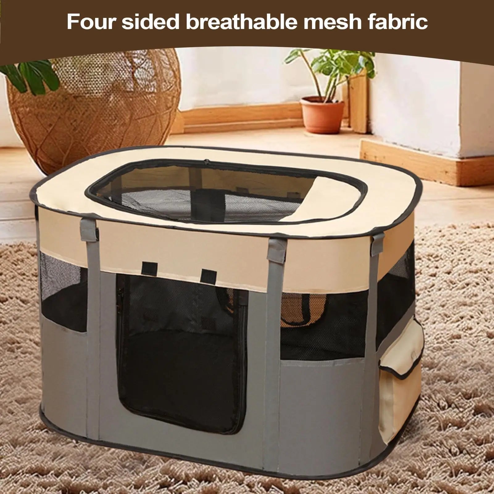 Pet fence Dog Enclosure Foldable Puppy Playpen Portable Pet Tent Large Enclosure Summer Pet Tent For outdoor and indoor