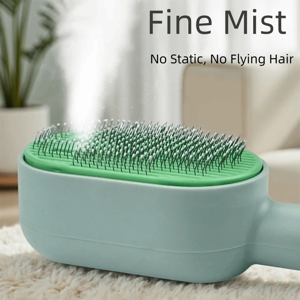 Pet Grooming Tool USB Charging Pet Spray Hair Comb Efficiently Portable Cat Spray Brush Professional Pet Massage Brush Grooming