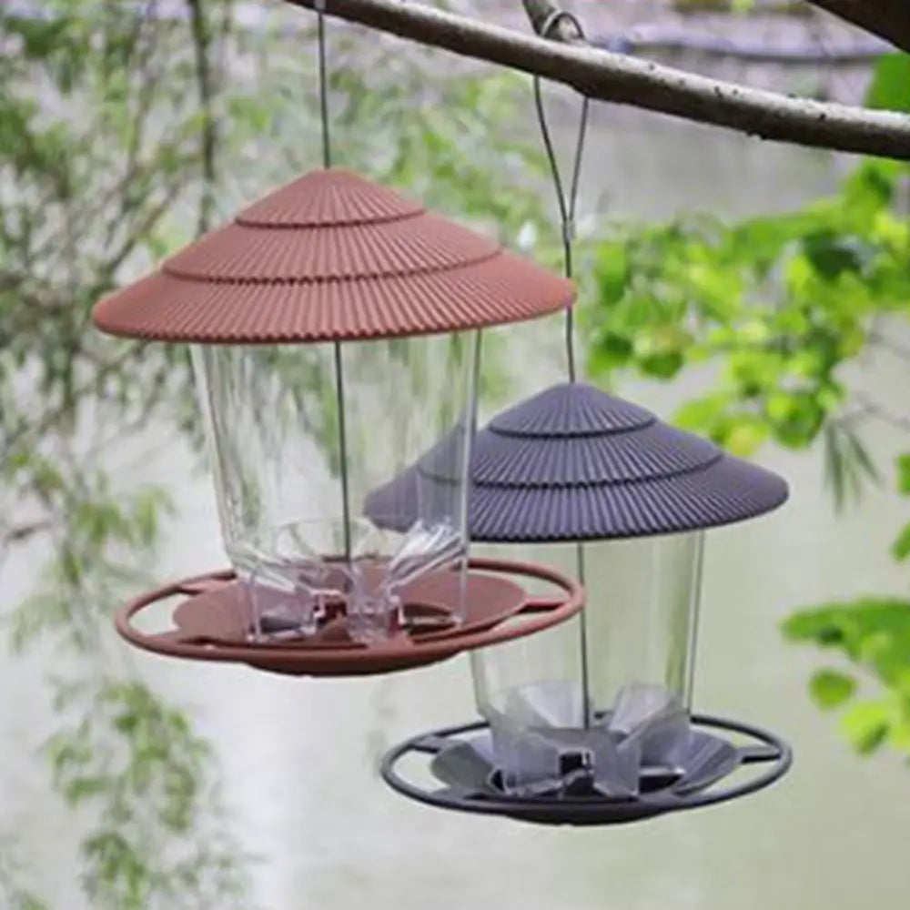Gazebo Waterproof Outdoor For Pet Garden Feed Station Food Container Feeding Tool Bird Supplies Bird Feeder
