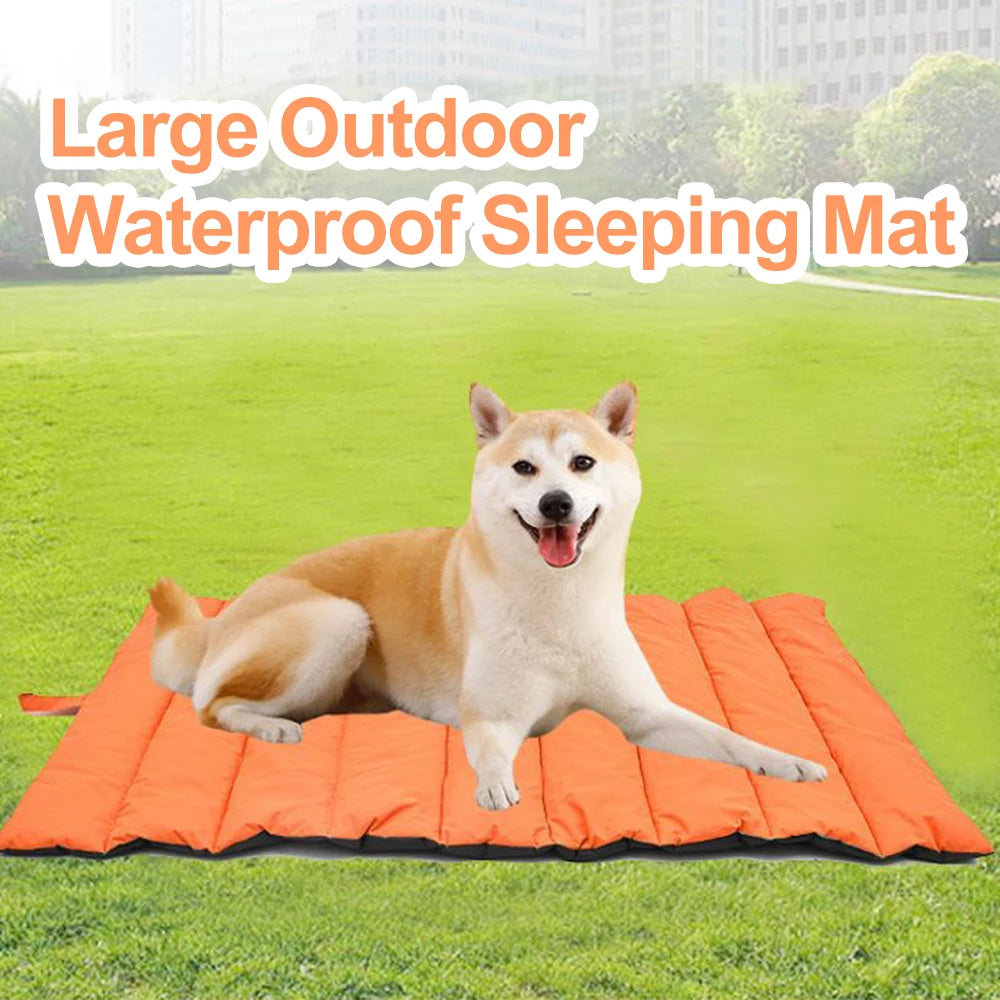 Portable Pet Mat Cat and Dog Mat Outdoor Waterproof Dog Beds for with Storage Carry Bag Outdoor Camping Easy To Clean Mat