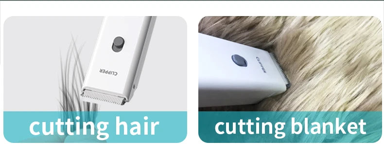 Pet grooming hospital for cats and dogs, low-noise electric push shear, electric waterproof, professional wireless shaving