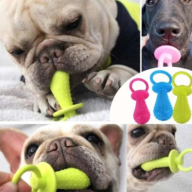 Pet Toys for Small Dogs Rubber Resistance To Bite Dog Toy Teeth Cleaning Chew Training Toy Ball Interactive Toys Pet Supplies