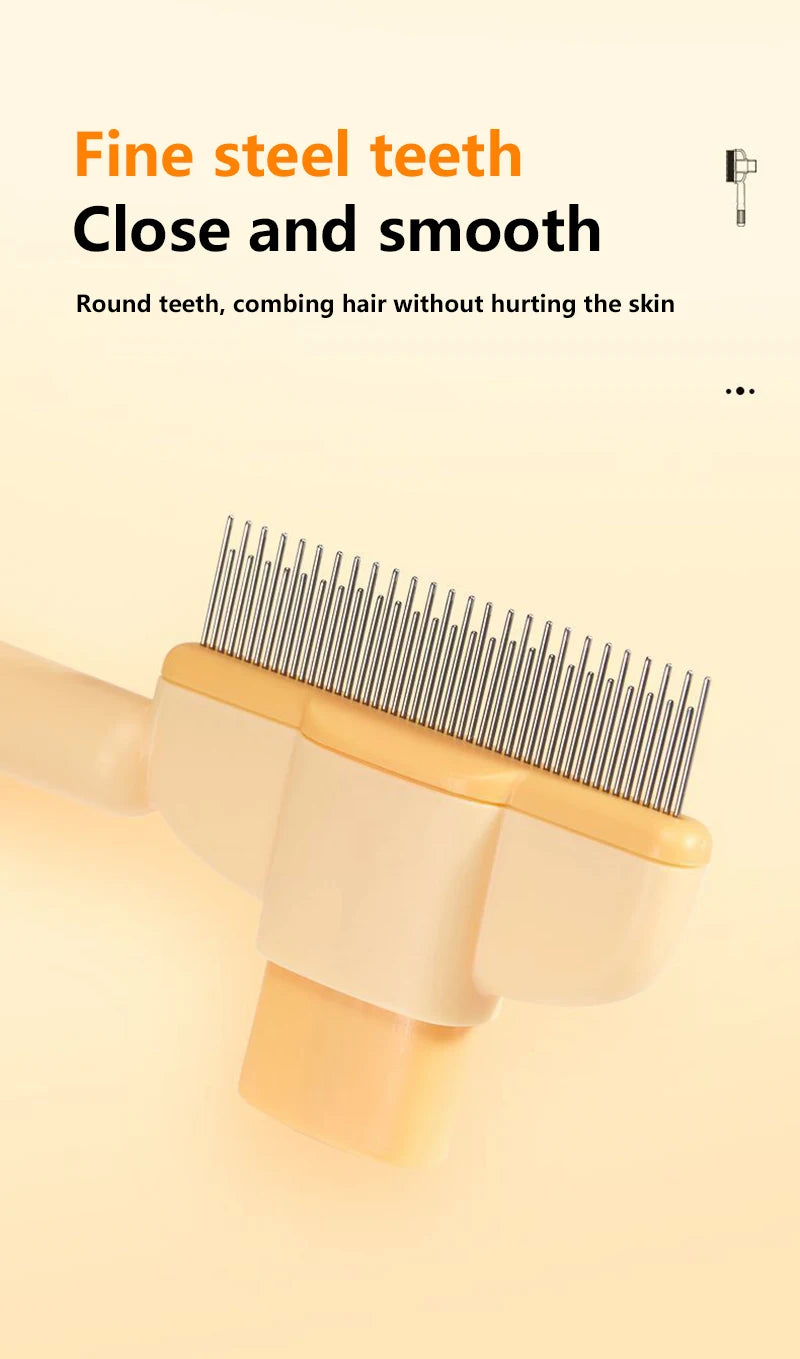 Pet Comb Cat Grooming Massage Brush Dual-Purpose Comb for Cats/Dogs Professional Open Knot Pet Hair Removal Brush Durable