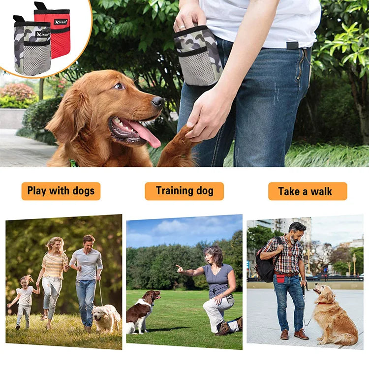 Pet Supplies Outdoor Portable Training Dog Snack Training Bag Dog Training Pouch Delicious Bag Treats Prizes Dog GXLYP01