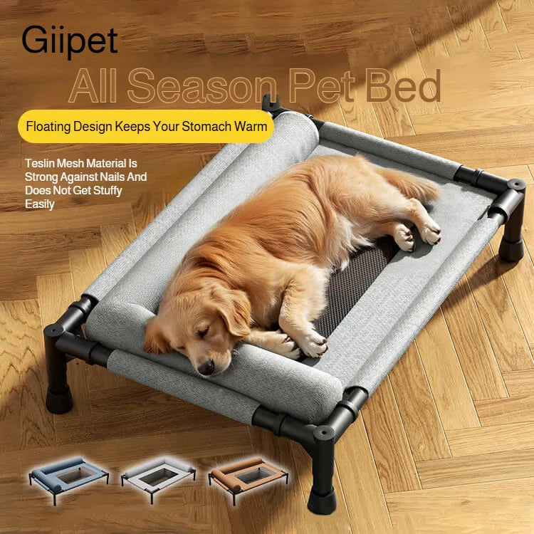 Pet Floor-Off Bed Breathable Mesh Pet Bed Four Seasons Universal Pet Bed Detachable And Washable Moisture-Proof And Waterproof