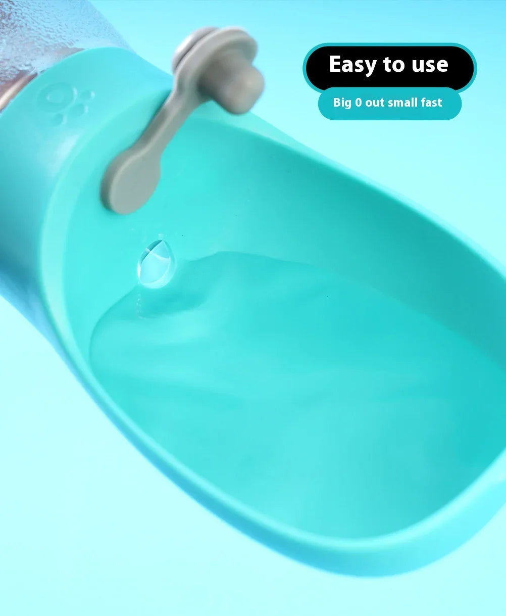 Portable Dog Cat Water Bottle Outdoor Leak Proof Travel Water Dispenser Lightweight Pets Drinking Supply for Hiking Walking