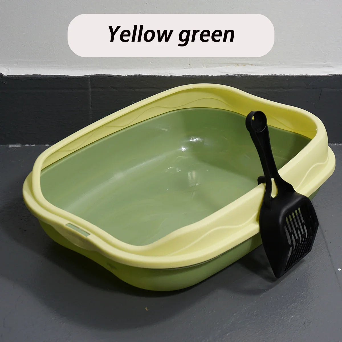 Cat Litter Box Portable Bedpan Removable Semi Closed Kitty Litter Pan Potty Toilet for Rabbit Medium Large Cats Small Animals