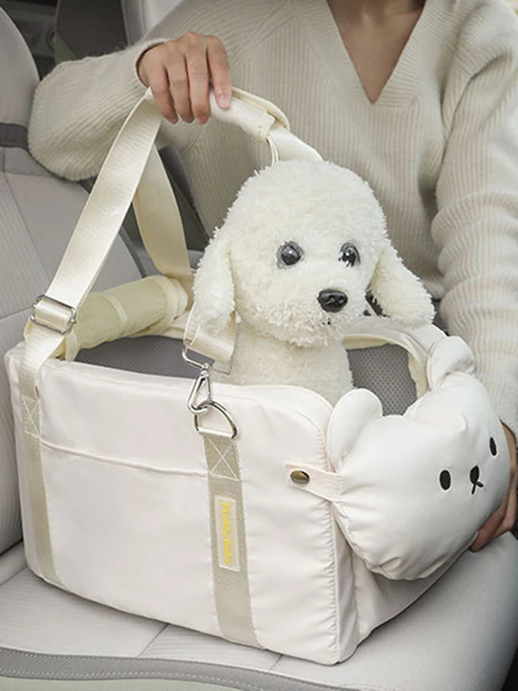 Portable car pet bag, multi-functional shoulder bag, dog bag, cat bag, convenient and practical