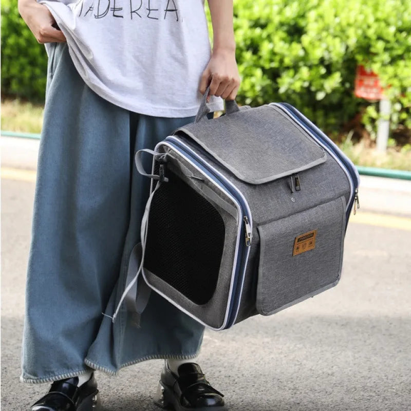 Pet Carrier Backpack Portable Fo Cats & Dogs Bicycle Carrying Cat Bag Dog Bag suitable For Carrying Bicycles And Motorcycles