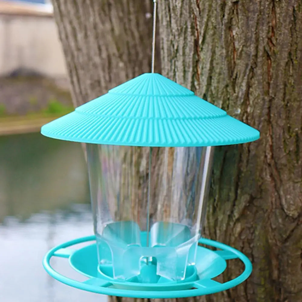 Gazebo Waterproof Outdoor For Pet Garden Feed Station Food Container Feeding Tool Bird Supplies Bird Feeder
