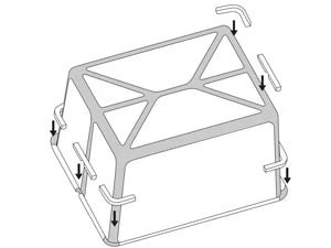 Tall Open Top Cat Litter Box with High Sides and Scoop Portable and Foldable Large Size for Multiple Cats or Big Cat Home Use