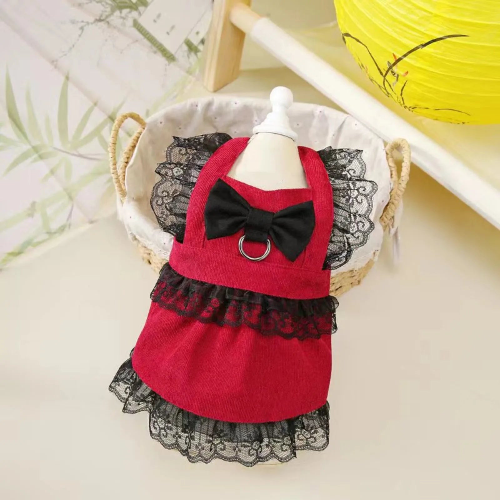 Summer Dress For Dog Pet Clothing Dog Lace Suspender Skirt Cats PUppy Cute Dog Costume Supplies Dogs Pet Clothes