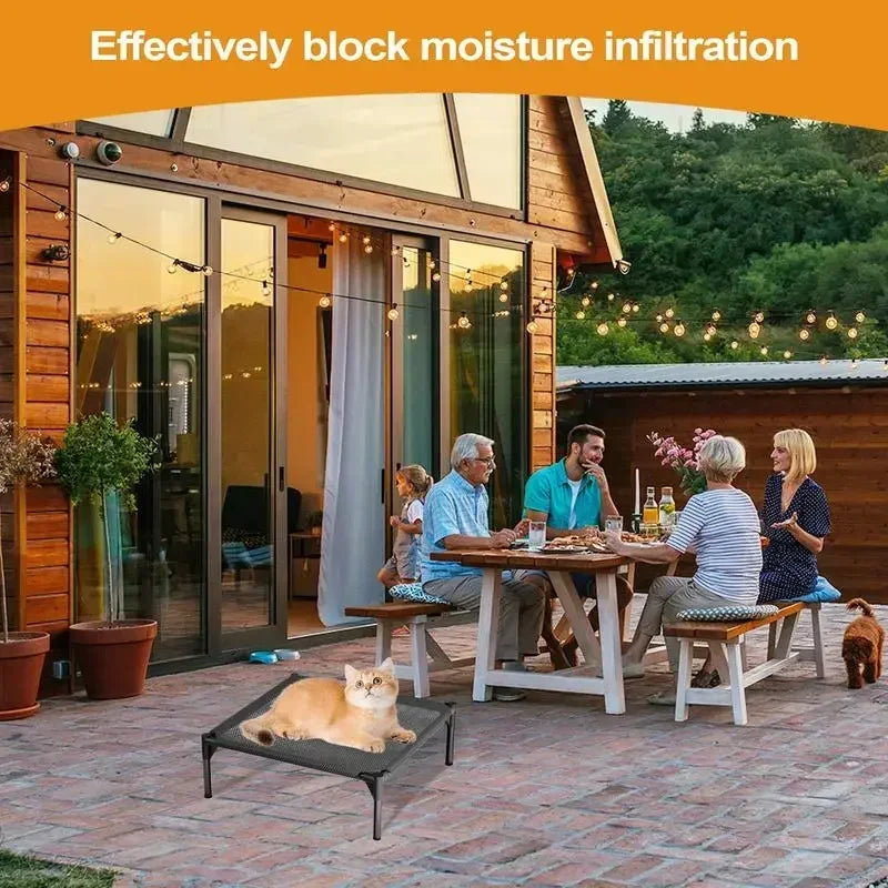 Pet Camping Bed Elevated Bed for Dogs Folding Puppy Camping Bed Cat House Portable Removable Washable Puppy Beds Dog Hammock