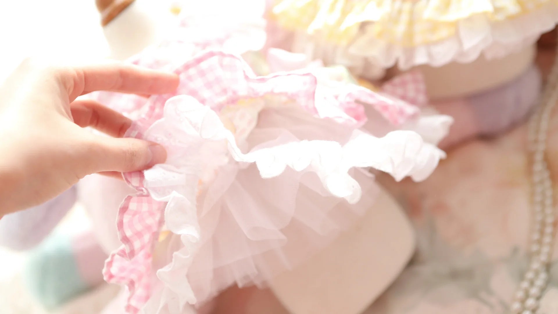 Pet Dresses for Small Dogs Female Dog Luxury Princess Dog Clothes with Bow Lace Ruffles Pink Cute Puppy Skirt for Yorkie Maltese