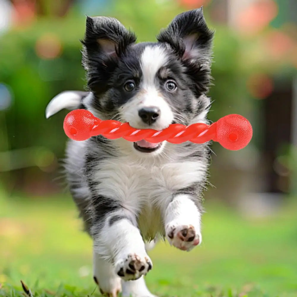 Puppy Teething Stick Soft Chew Toys Bite Resistant Dog Toys Dog Teething Toys Stress Relief Interactive Fun Mental Enrichment