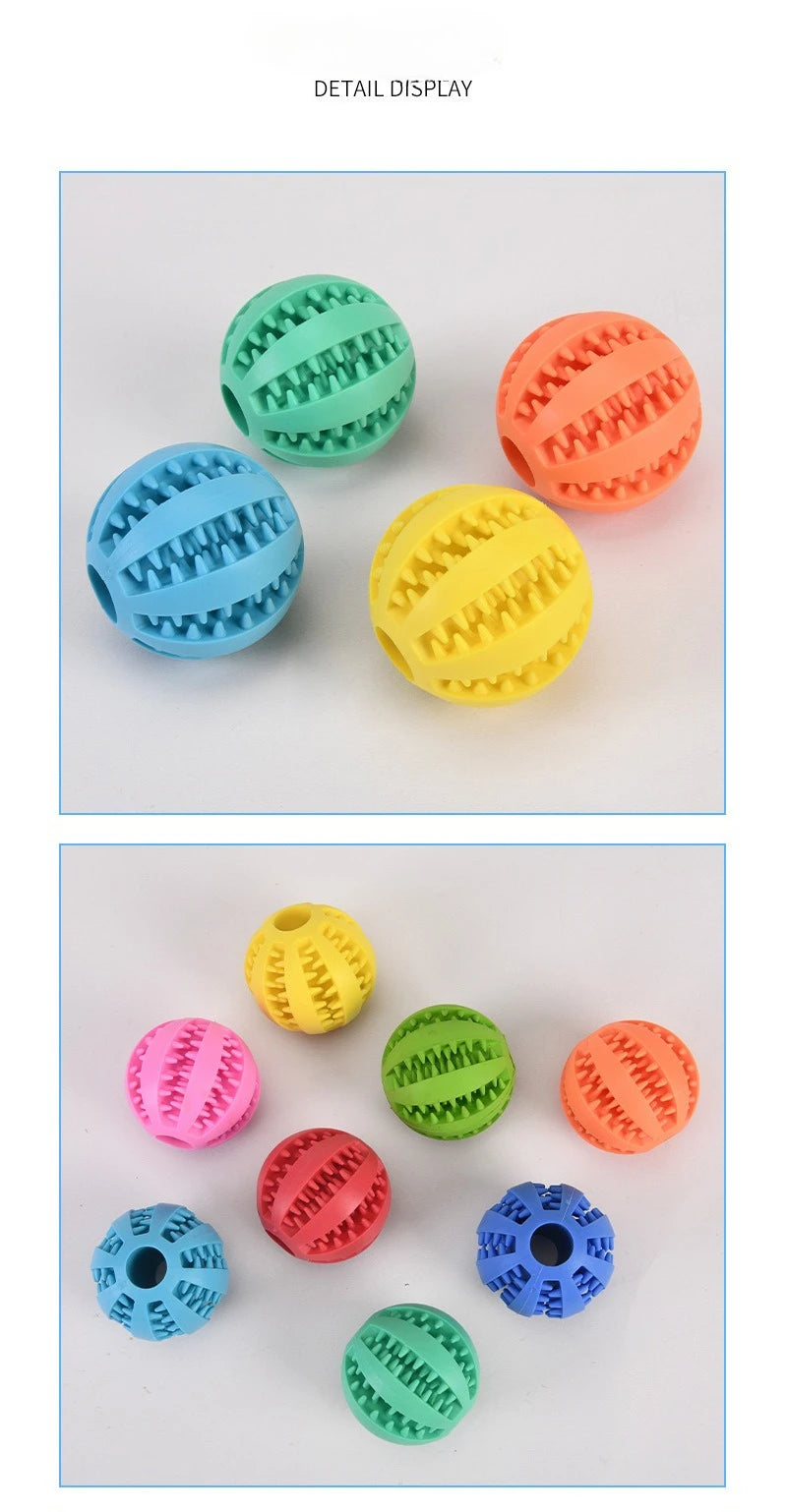 1 Set Pet Dog Toy Self-Entertainment Boredom Relief Molar Teeth Leak Food Ball Bite-Resistant Puppy Hide Watermelon Outdoor Fun