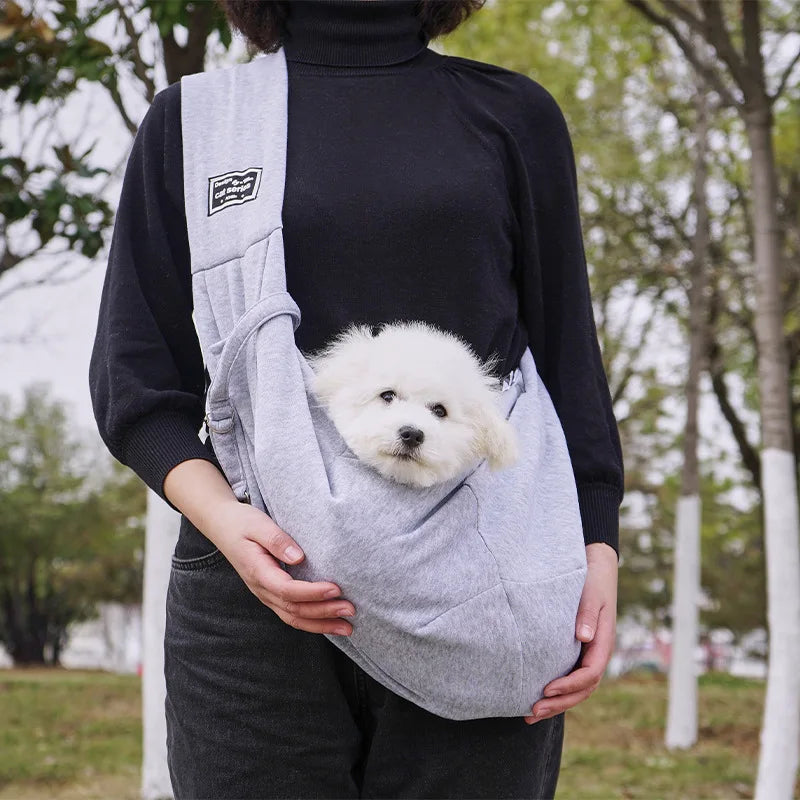 Pet Crossbody Shoulder Bag Carrier Bag Outdoor Travel Portable Cat Puppy Sling Carrier Bag Cat Backpacks Dog Carrying Supplies