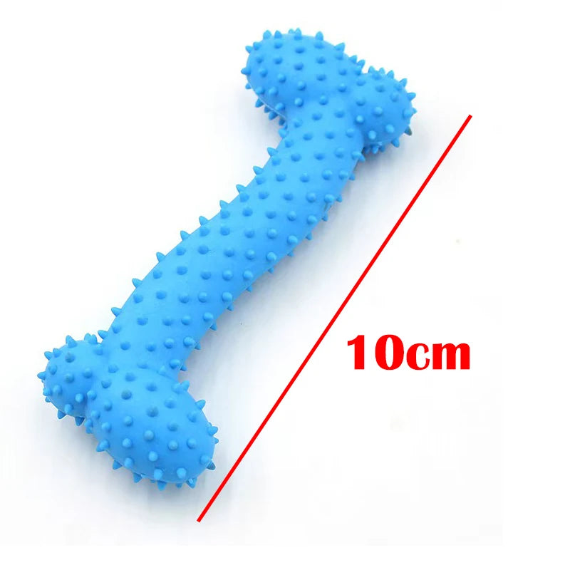 Pet Toys for Small Dogs Rubber Resistance To Bite Dog Toy Teeth Cleaning Chew Training Toy Ball Interactive Toys Pet Supplies