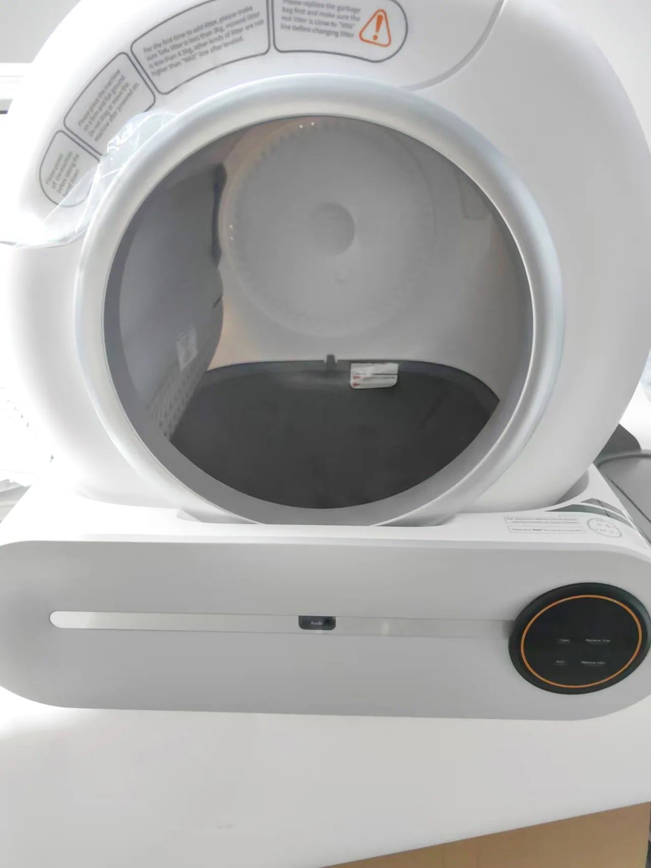 Automatic Cat Litter Box Accessories Bin Door Collecting Feces Bottom Capsule Garbage Bag for Cat Toilet Litter Box