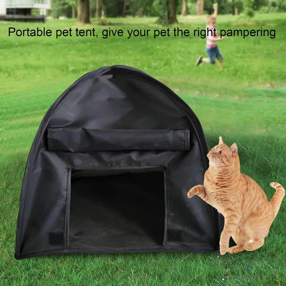 Portable Dog Tent Outdoor Foldable Outdoor Cat Sun Shelter Breathable Pet Sun Shelters For Anti-UV Comfortable Activity Space