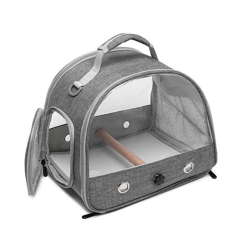 Pet Portable Travel Bag Outdoor Breathable Small Animal Carriers Equipment Zipper Double Open Oxford Small Pet Outing Supplies