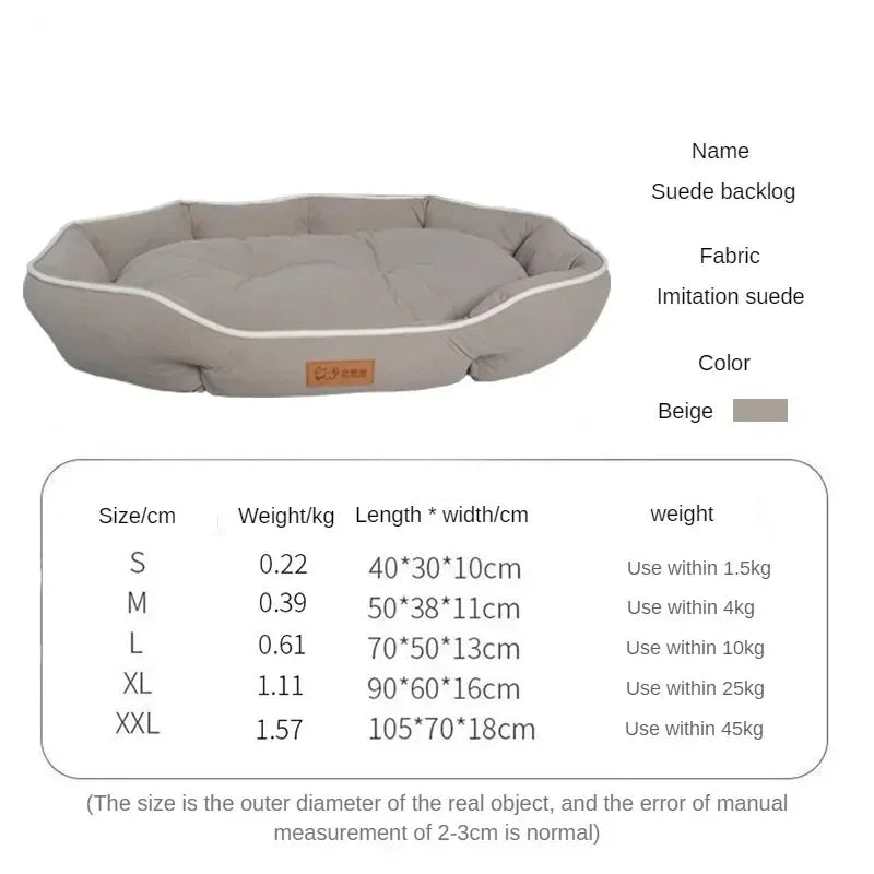 Pet Beds for Dogs Home Dog Bed Large Dog Kennel Accessories Washable Big Bedd Supplies Plush Mat Accessoires Underpad Bedding