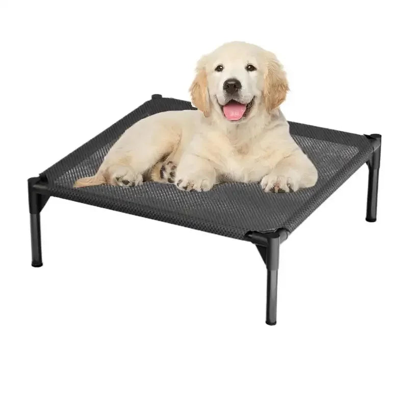 Pet Camping Bed Elevated Bed for Dogs Folding Puppy Camping Bed Cat House Portable Removable Washable Puppy Beds Dog Hammock