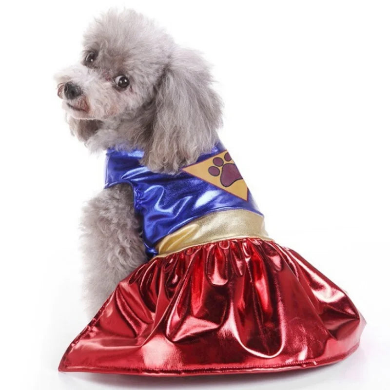 Dog Dress Puppy Luxury Skirt Summer Pet Princess Clothes Sweet Dog Clothes for Small Dogs Pet Floral Dog Skirt Fancy Cat Dress