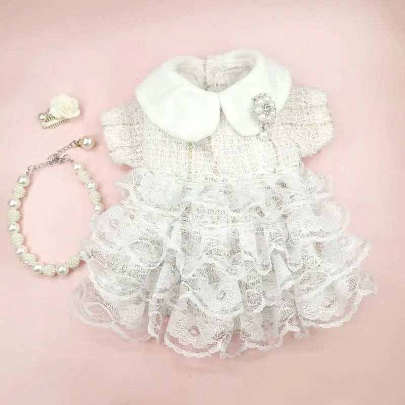 Pet Cat Dress Clothes Christmas Dog Dress Dog Slip Dress ，Coat Dress Red Skirt Costume Pet Cat Warm Dress Bow Skirt Pet Costume