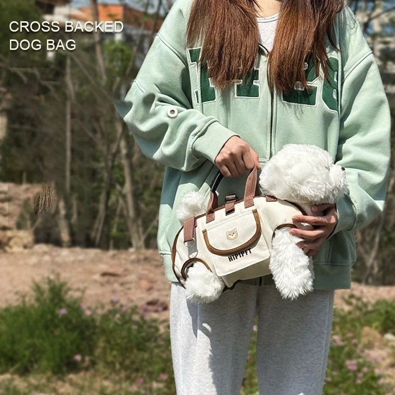 Pet Cat Dog Carrier Backpack Travel Tote Shoulder Bags Puppy Go Out Portable Shoulder Handbag Dog Bag Pet Carrying Supplies