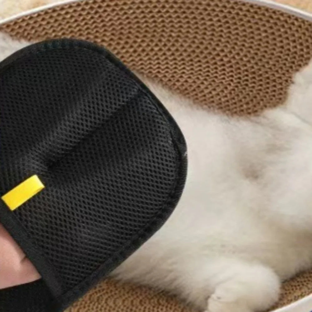 Pet Grooming Gloves Pet Hair Remover Brush Kitten Cleaning Glove Removing Dog Cat Hair From Sofa Carpet Clothes Pet Supplies