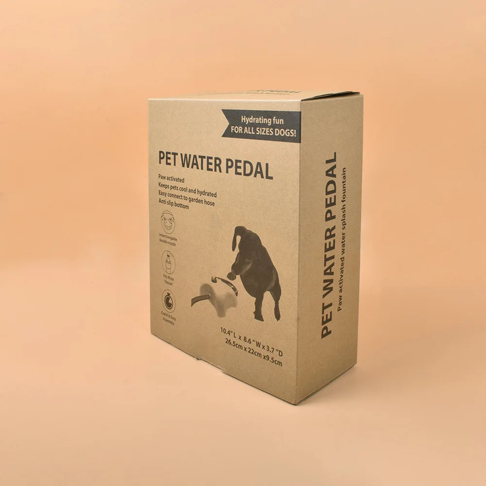 New Pet Outdoor Foot Pressure Automatic Water Dispenser Summer Outdoor Water Feeder Pet Products