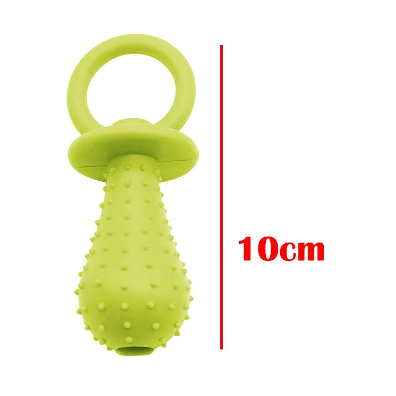 Pet Toys for Small Dogs Rubber Resistance To Bite Dog Toy Teeth Cleaning Chew Training Toy Ball Interactive Toys Pet Supplies