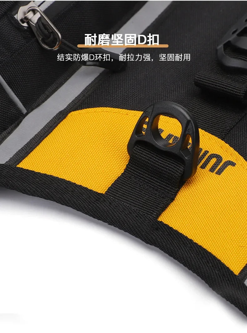 Pet Supplies Outdoor Dog Backpack Oxford Fabric Double Snack Bag Medium Large Dog Tactical Bag Waterproof Reflective Saddle Bag