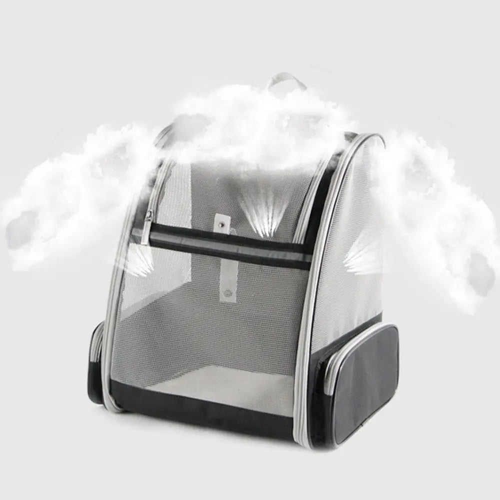 Portable Pet Carrier Backpack Foldable Breathable Travel Puppy Bags Large Capacity Comfortable Cat Carrying Bag Outdoor Travel