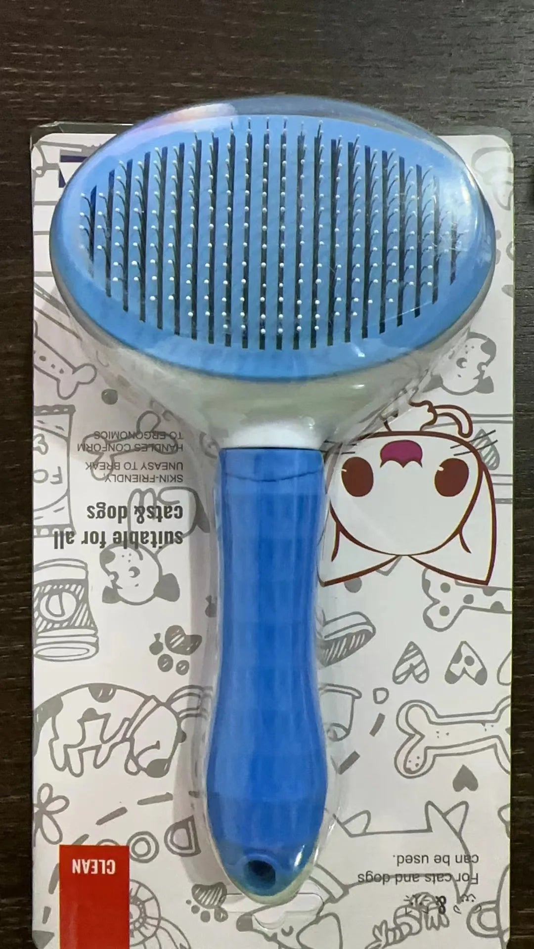 Go to Furless Pet Hair Brush for grooming dogs' hair and pet cats' fur. This is a special tool for cleaning long-haired pets.