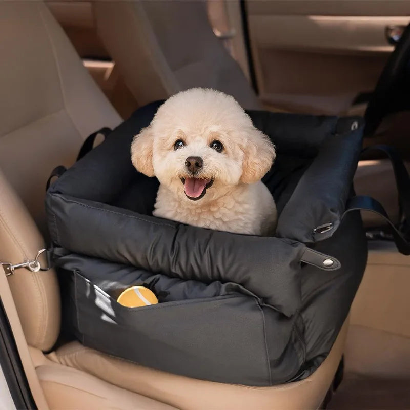 Portable Car Pet Bed - Practical and Convenient Washable Pet Travel Bed for Dogs and Cats - Easy To Clean Removable Jacket