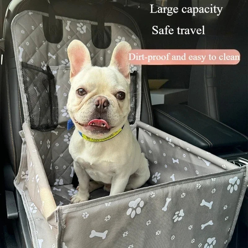 Pet car bag, portable pet pad for cats and dogs to store when going out, foldable, large-capacity cat and dog car carrying pad