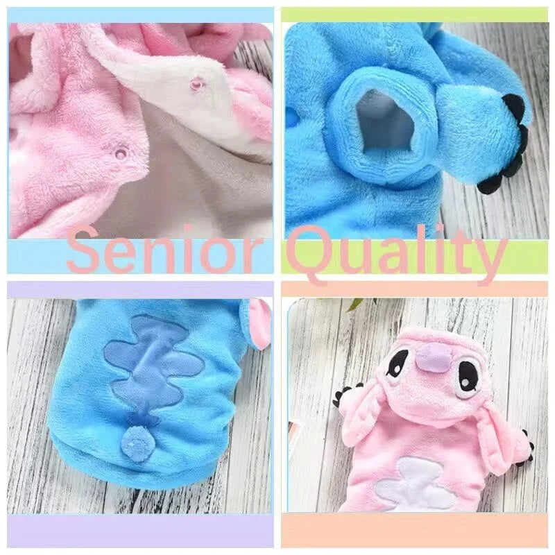 Pet Dog Transformation Dress Winter Flannel Pet Costume Cute Two-legged Dog Clothes Pet Designerdog Clothes Puppy Clothes