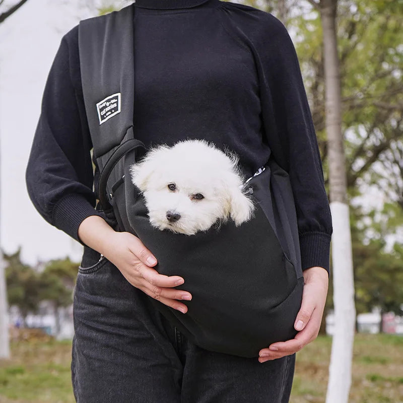 Pet Crossbody Shoulder Bag Carrier Bag Outdoor Travel Portable Cat Puppy Sling Carrier Bag Cat Backpacks Dog Carrying Supplies
