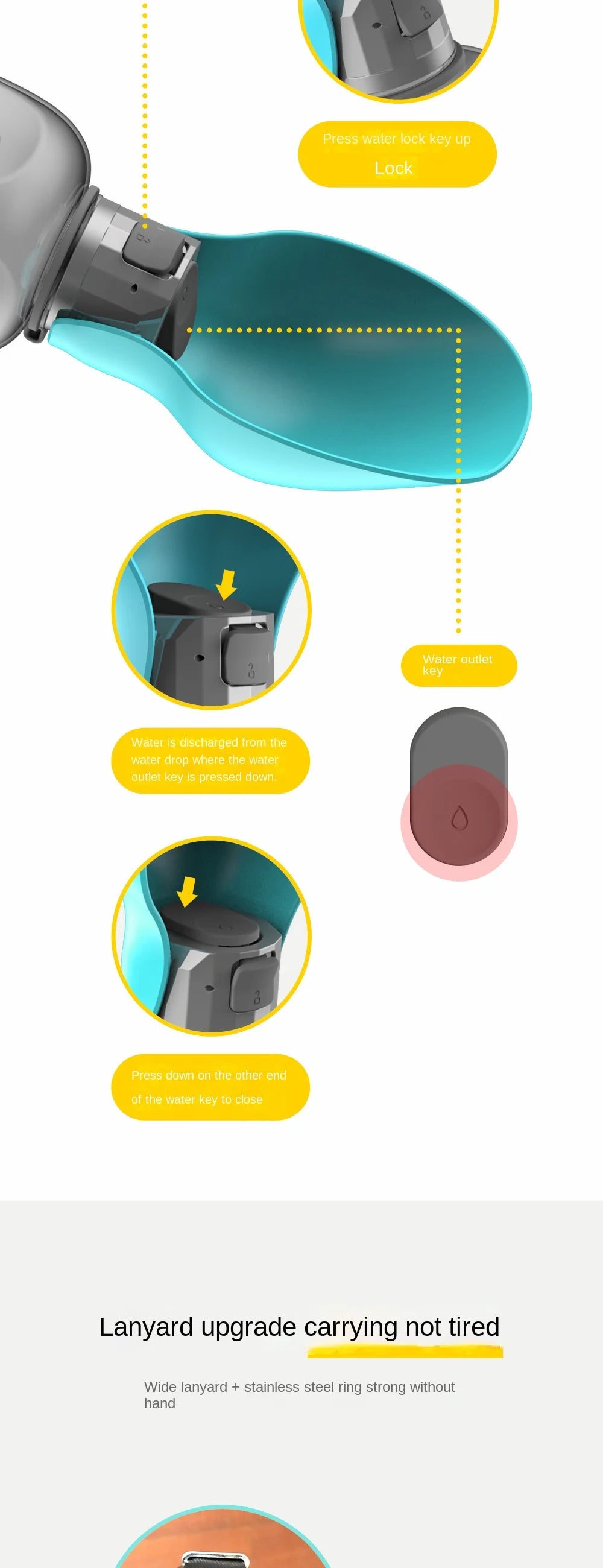 Pet Water Cup, Dog Portable Water Bottle, Outdoor Leaf Shape, Dog Walking Folding Drinking Water Bottle