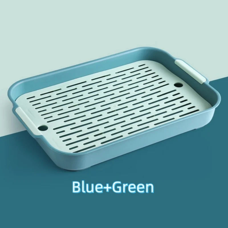 Rabbit Litter Box Small Pet Toilet Tray Bunnies Corner Toilet Box For Ferret Hamster Dragon Cat Guinea Pig Dutch Pig Supplies